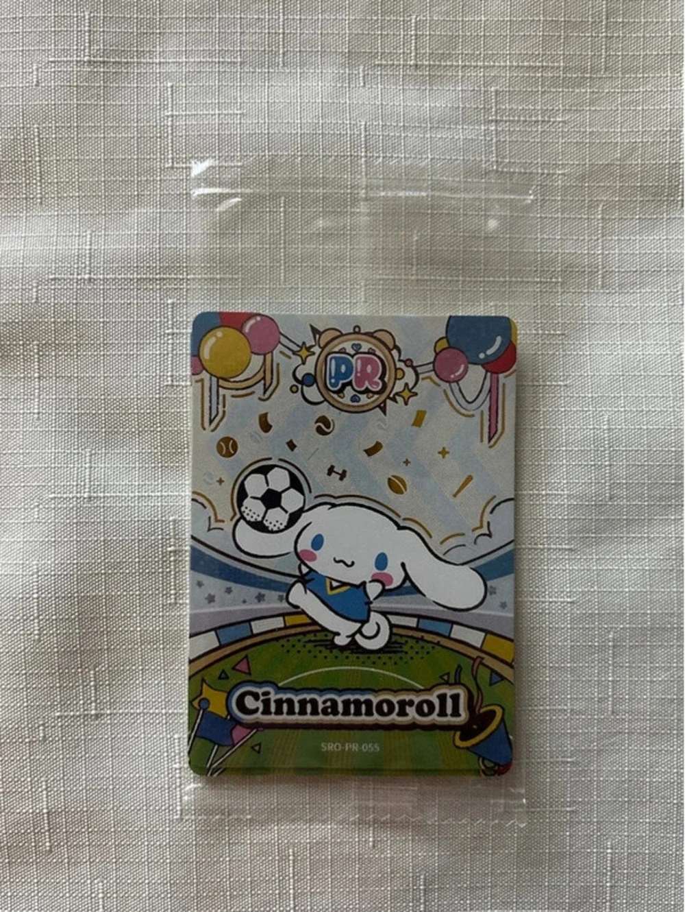 x1 Sanrio promo pack hit trading card + 1 sealed booster